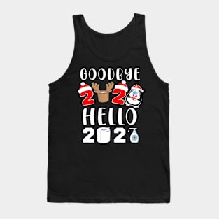 goodbye 2020 hello 2021 penguin Tank Top